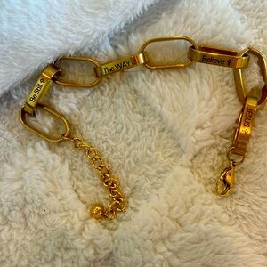 Bracelet Gold stainless Steel wrist size 6.25-8.5